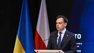 Minister finansów i gospodarki Andrzej Domański. Fot. PAP/	Darek Delmanowicz