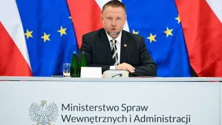 Szef MSWiA Marcin Kierwiński. Fot. PAP/	Radek Pietruszka
