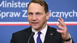Szef MSZ Radosław Sikorski Fot. PAP/Radek Pietruszka