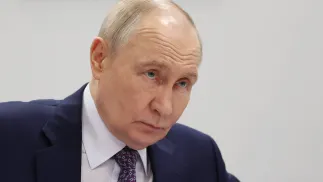 Prezydent Rosji Władimir Putin. Fot. PAP/	SPUTNIK / POOL