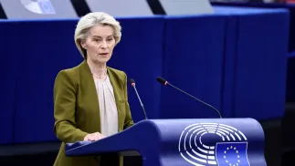 Ursula von der Leyen. Fot. PAP/EPA/RONALD WITTEK