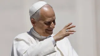 Papież Leon XIV Fot. PAP/EPA/FABIO FRUSTACI