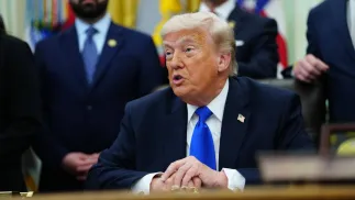 Дональд Трамп. Fot. PAP/EPA/CNP/AARON SCHWARTZ / POOL