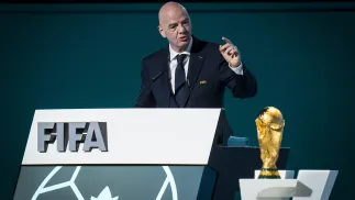 Gianni Infantino, fot. PAP/EPA/BOB FRID