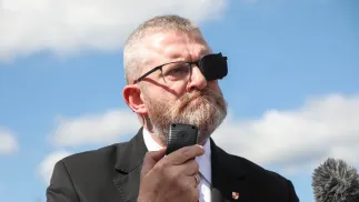 Europoseł Grzegorz Braun. Fot. PAP/Artur Reszko