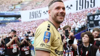 Lukas Podolski. Fot. PAP/Leszek Szymański 
