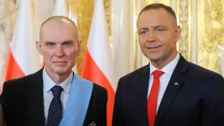 Анджей Почобут і Кароль Навроцький. Fot. PAP/Paweł Supernak