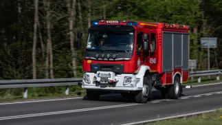 Pożar lasu w okolicach miejscowości Józefów. Fot. PAP/Wojtek Jargiło