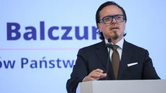 Minister aktywów państwowych Wojciech Balczun. Fot. PAP/Rafał Guz