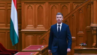 Peter Magyar, fot. PAP/EPA/MTI/Tibor Illyes