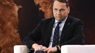 Wicepremier, minister spraw zagranicznych Radosław Sikorski. Fot. PAP/Radek Pietruszka