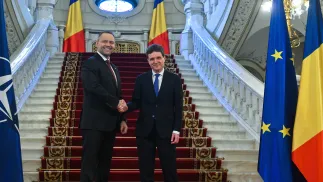 Prezydenci Polski i Rumunii Karol Nawrocki i Nicusor Dan. Fot. PAP/	Piotr Nowak