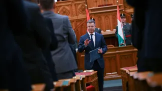 Peter Magyar, fot. PAP/EPA/MTI/Tibor Illyes
