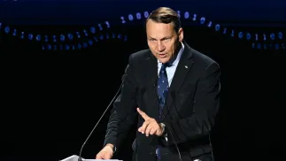 Radosław Sikorski. Fot. PAP/Marcin Bielecki