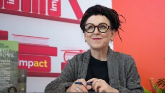 Olga Tokarczuk. Fot. PAP/Jakub Kaczmarczyk