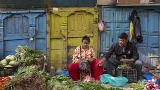 Targ w Nepalu. Fot: EPA/NARENDRA SHRESTHA