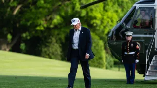 Donald Trump, fot. PAP/EPA/BLOOMBERG/Eric Lee / POOL