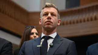 Premier Węgier Peter Magyar. Fot. PAP/EPA/Zoltan Balogh