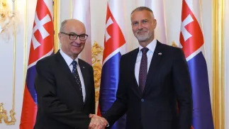 Влодзімєж Чажастий і Ріхард Раші. Fot. PAP/Paweł Supernak
