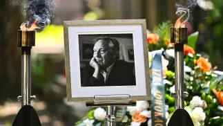 Krzysztof Piesiewicz spoczął na Starych Powązkach. Fot. PAP/	Przemysław Piątkowski