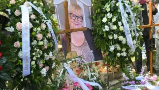 Pogrzeb Stanisławy Celińskiej.  Fot. PAP/Marcin Obara