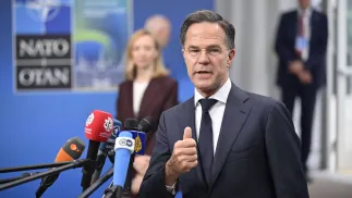 Mark Rutte Fot. PAP/EPA/Johan Nilsson/TT