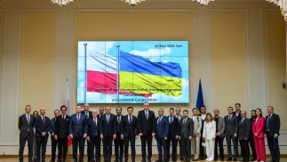 11. posiedzenie Polsko-Ukraińskiej Komisji Gospodarczej. Fot. PAP/	Vladyslav Musiienko