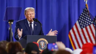 Президент США Дональд Трамп. Fot. PAP/EPA/KENA BETANCUR
