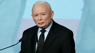 Prezes PiS Jarosław Kaczyński. Fot. PAP/Albert Zawada