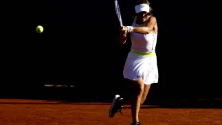 Magda Fręch na French Open, fot. PAP/EPA/YOAN VALAT