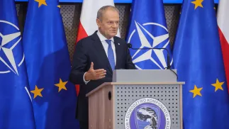 Premier Donald Tusk Fot. PAP/Leszek Szymański
