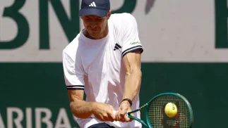 Hubert Hurkacz. Fot. PAP/EPA/YOAN VALAT