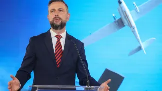 Министр обороны Польши Владислав Косиняк-Камыш. Fot. PAP/Leszek Szymański