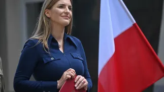 Powołana na stanowisko wiceminister obrony narodowej Magdalena Sobkowiak-Czarnecka. Fot. PAP/Piotr Nowak