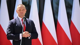 Prezydent Karol Nawrocki. Fot. PAP/PAP/Marcin Obara