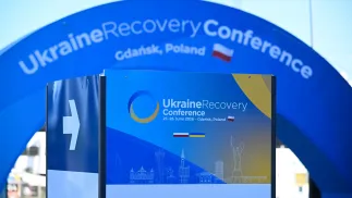 Konferencja na rzecz Odbudowy Ukrainy 2026 w Gdańsku. Fot. PAP/Andrzej Jackowski