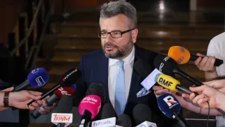 Rzecznik prasowy stołecznej Prokuratury Okręgowej prok. Piotr Skiba Fot. PAP/Paweł Supernak