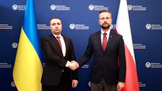 Очільник Офісу Президента України Кирило Буданов і міністр оборони Польщі Владислав Косіняк-Камиш. Fot. X/Władysław Kosiniak-Kamysz