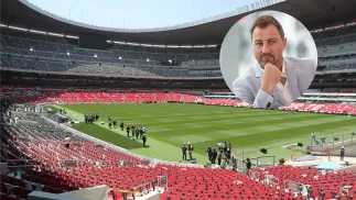 Stadion Azteca w Meksyku/Jerzy Dudek. Fot. EPA/Mario Guzman/PAP/Leszek Szymański