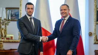 Szefernaker: rozmowa polityków dotyczyła przyszłości Europy, bezpieczeństwa oraz roli suwerennych państw w UE. Fot. X/Paweł Szefernaker