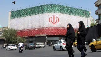 Teheran. Fot. PAP/EPA/ABEDIN TAHERKENAREH