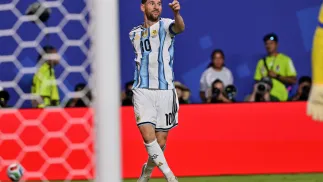 Lionel Messi. Fot. PAP/EPA/AMY KONTRAS