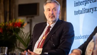 Професор Львівського національного університету імені Івана Франка, автор книг про польсько-українські відносини та генезу подій на Волині 1943 року Богдан Гудь. Fot. Український інститут національної пам'яті. uinp.gov.ua