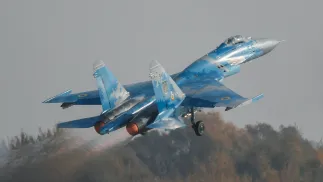  Su-24. Fot. PAP/EPA/	SERGEY DOLZHENKO (zdjęcie ilustracyjne)