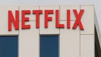 Netflix logo. Fot. PAP/EPA/CAROLINE BREHMAN