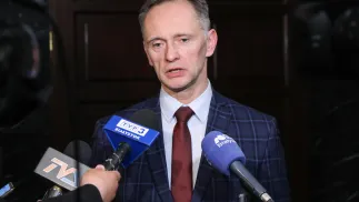 Rzecznik Prokuratury Okręgowej w Suwałkach Wojciech Piktel. Fot. PAP/Artur Reszko