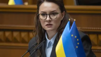 Юлія Свириденко. Fot. PAP/EPA/ANDRII NESTERENKO