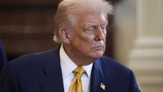 Donald Trump. Fot. PAP/EPA/YURI GRIPAS 
