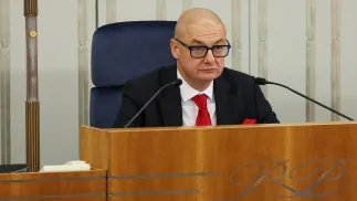Wicemarszałek Senatu Michał Kamiński. Fot. PAP/Albert Zawada
