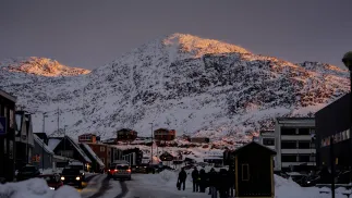 Nuuk, stolica Grenlandii. Fot. PAP/EPA/MADS CLAUS RASMUSSEN